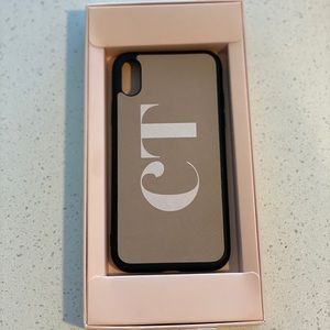 The Daily Edited (TDE) Taupe iPhone XS case